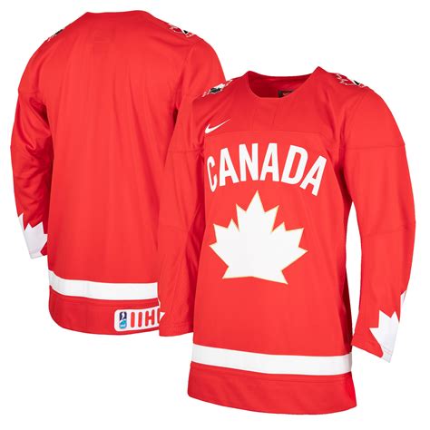 nike team canada replica red jersey|nike red hockey canada jersey.